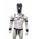 Puppy Play Full Gear Set: Chest Harness, Jockstrap, Handcuffs, Bicep Cuffs with Pup Hood for BDSM and Fetish Wear