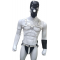  "Ultimate Puppy Play Bundle: Leather Chest Harness, Jockstrap, Handcuffs and Pup Hood Mask for Extreme BDSM and Fetish Roleplay"