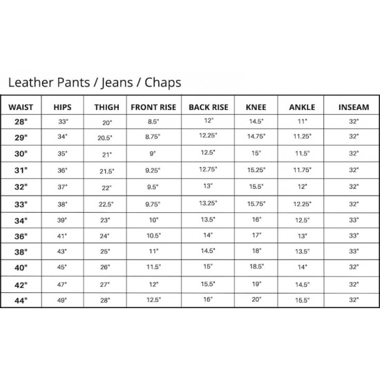 Men’s Leather Pants – Stylish Biker, Motorcycle & Slim Fit Trousers – Genuine Leather, Gothic & Fetish Fashion