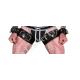 Men Genuine Leather Restraint Set Bondage BDSM Cosplay Torment Thigh Wrist Ankle Cuffs Toy Adjustable Restraints Thigh Cuffs 