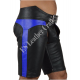Men's Leather Short Chaps 'Biker Boy' - Adjustable Buckle, Laces Fly, and Riveted Details for a Stylish and Erotic BDSM Fetish Wear Experience Men's Leather Short Chaps 'Biker Boy' - Adjustable Buckle, Laces Fly, and Riveted Details for a Stylish and Erotic BDSM Fetish Wear Experience