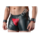 Genuine Leather Shorts Chaps for men |Handmade Black Leather shorts chaps| Biker Leather Shorts Chaps