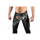 Hand Made Genuine Leather Chaps For Men and Women - Unisex Black Biker Leather Motorcycle Chaps - Hand Crafted Leather Chaps Bikers Costume Hand Made Genuine Leather Chaps For Men and Women - Unisex Black Biker Leather Motorcycle Chaps - Hand Crafted Leather Chaps Bikers Costume