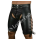 Men’s Leather Short Chaps with Side Laces – Biker, Fetish & Clubwear Thigh Chaps – Adjustable Gay Pride & Bondage Outfit Men’s Leather Short Chaps with Side Laces – Biker, Fetish & Clubwear Thigh Chaps – Adjustable Gay Pride & Bondage Outfit
