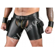 Men’s Leather Short Chaps – Biker, Fetish & Clubwear Thigh Chaps with Adjustable Side Laces – Sexy Gay Pride & Bondage Outfit Men’s Leather Short Chaps – Biker, Fetish & Clubwear Thigh Chaps with Adjustable Side Laces – Sexy Gay Pride & Bondage Outfit