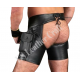 Men’s Leather Short Chaps – Biker, Fetish & Clubwear Thigh Chaps with Adjustable Side Laces – Sexy Gay Pride & Bondage Outfit Men’s Leather Short Chaps – Biker, Fetish & Clubwear Thigh Chaps with Adjustable Side Laces – Sexy Gay Pride & Bondage Outfit