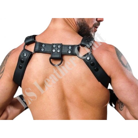 Chest harness men, Black Leather men harness, Shoulder harness belt, Plus Size Men Harness, Gift for Boyfriend, Gift for him