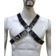 X Harness for Men - Leather Chest Harness - Adjustable BDSM Harness - Gay, Fetish, and Fetish Gear X Harness for Men - Leather Chest Harness - Adjustable BDSM Harness - Gay, Fetish, and Fetish Gear