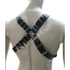 X Harness for Men - Leather Chest Harness - Adjustable BDSM Harness - Gay, Fetish, and Fetish Gear X Harness for Men - Leather Chest Harness - Adjustable BDSM Harness - Gay, Fetish, and Fetish Gear