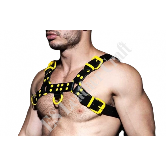Men's 100% Genuine Black Fetish Leather Chest Harness, Sexy Harness, Leather harness, Adjustable Chest Straps HARNESS Men's 100% Genuine Black Fetish Leather Chest Harness, Sexy Harness, Leather harness, Adjustable Chest Straps HARNESS