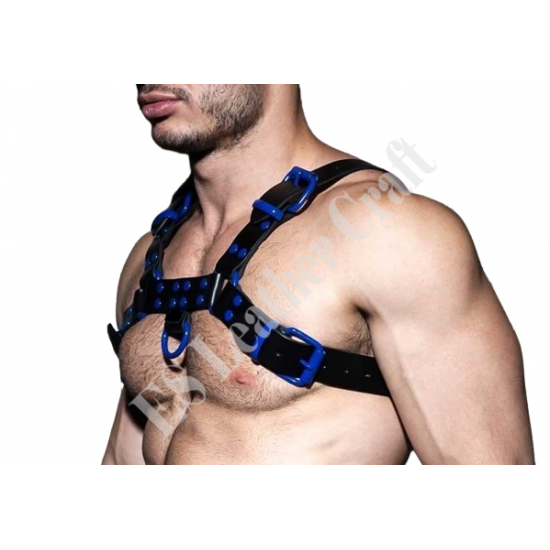 Men's 100% Genuine Black Fetish Leather Chest Harness, Sexy Harness, Leather harness, Adjustable Chest Straps HARNESS Men's 100% Genuine Black Fetish Leather Chest Harness, Sexy Harness, Leather harness, Adjustable Chest Straps HARNESS