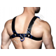 Men's 100% Genuine Black Fetish Leather Chest Harness, Sexy Harness, Leather harness, Adjustable Chest Straps HARNESS Men's 100% Genuine Black Fetish Leather Chest Harness, Sexy Harness, Leather harness, Adjustable Chest Straps HARNESS