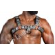 Men's 100% Real Leather Men's Harness, Chest Harness Men, Genuine Leather Shoulder Harness Men, Leather Gay Bulldog Harness, Gifts for Him