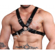 Men's 100% Genuine Leather Chest Harness Suspenders - X Back Design - Plus Size Options - Leather Outfit Accessory for Men Men's 100% Genuine Leather Chest Harness Suspenders - X Back Design - Plus Size Options - Leather Outfit Accessory for Men