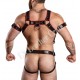 Men's Leather Bulldog Trojan Body Harness - Handcrafted BDSM and Fetish Gear for Men - Perfect for Bondage and Kink Play