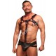 Men's Leather Bulldog Harness Body Armor Chest Harness Elastic Jock Strap O-Ring, Men Leather Harness Chest Armor Buckle Adjustable Strap Men's Leather Bulldog Harness Body Armor Chest Harness Elastic Jock Strap O-Ring, Men Leather Harness Chest Armor Buckle Adjustable Strap