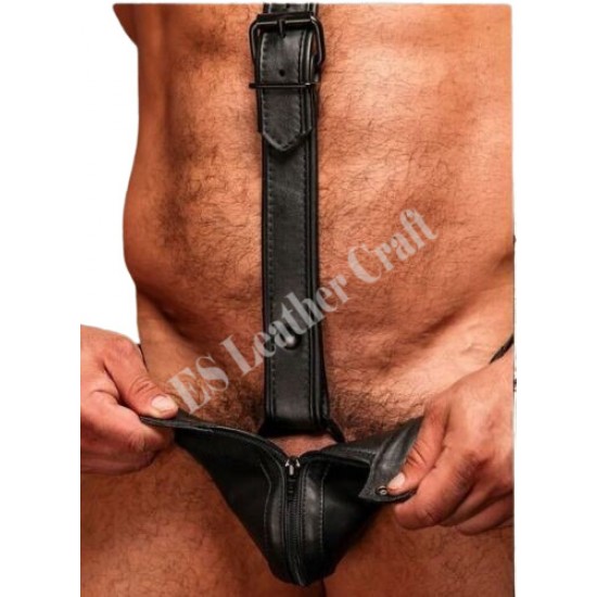 Original Black Leather Trojan Hunter Body Harness with Blue Piping Connected with Trojan Jockstrap | Leather Full Body Gay Harness Men Original Black Leather Trojan Hunter Body Harness with Blue Piping Connected with Trojan Jockstrap | Leather Full Body Gay Harness Men