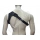 Men’s Handmade Multicolor Real Genuine Leather Adjustable Cross Chest Bluff Harness with Jockstrap Real Leather Black Tri Body Harness