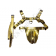 Gold Leather Men's Harness and Jockstrap Set – Leather BDSM Fetish Gear, Bondage Outfit, Sexy Clubwear, Adjustable Festival Rave Wear Gold Leather Men's Harness and Jockstrap Set – Leather BDSM Fetish Gear, Bondage Outfit, Sexy Clubwear, Adjustable Festival Rave Wear