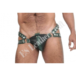 Men Leather Jockstrap Leather Thongs Underwear Leather Mens Sexy Jockstrap gay thong leather slip String Lederhose Jockstrap Leder pants gay