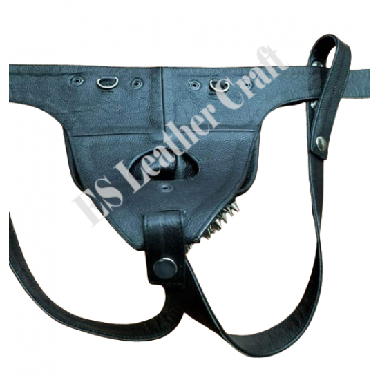 100% Real Leather Jockstrap Gay Adult Jock Strap Underwear Men's Thong Spiked Leather Jockstrap G-String with Studs Fetish leather Jockstrap 100% Real Leather Jockstrap Gay Adult Jock Strap Underwear Men's Thong Spiked Leather Jockstrap G-String with Studs Fetish leather Jockstrap