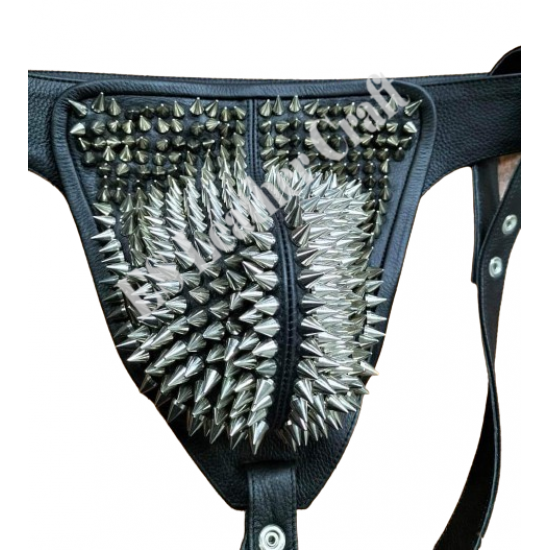 100% Real Leather Jockstrap Gay Adult Jock Strap Underwear Men's Thong Spiked Leather Jockstrap G-String with Studs Fetish leather Jockstrap 100% Real Leather Jockstrap Gay Adult Jock Strap Underwear Men's Thong Spiked Leather Jockstrap G-String with Studs Fetish leather Jockstrap