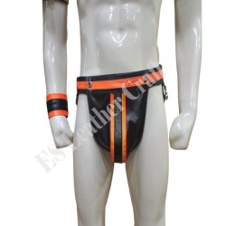Men's Genuine Leather Jockstrap, Men Leather Sexy Thong, Sexy Adult, Codpiece, Fetish Underwear, Men Leather Underwear thong