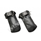 Men’s 100% Genuine Leather Bondage Puppy Play Mitts – Soft Padded Fist Mittens with Silicone Paw & Adjustable Buckles