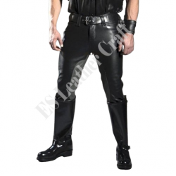 Men’s Leather Pants – Stylish Biker, Motorcycle & Slim Fit Trousers – Genuine Leather, Gothic & Fetish Fashion