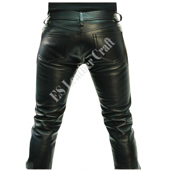 Men’s Genuine Leather Pants – Slim Fit Biker Trousers, Motorcycle Fashion, Gothic Fetish Wear, Punk Rock Clubwear & Bondage Style Pants Men’s Genuine Leather Pants – Slim Fit Biker Trousers, Motorcycle Fashion, Gothic Fetish Wear, Punk Rock Clubwear & Bondage Style Pants