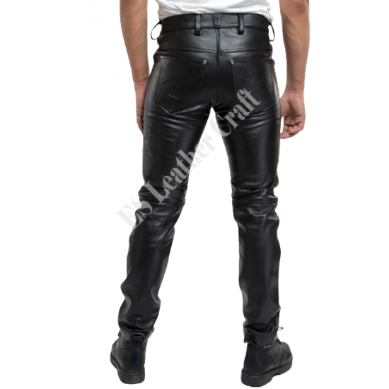 Men’s Genuine Leather Pants – Slim Fit Biker Trousers, Motorcycle Fashion, Gothic Fetish Wear, Punk Rock Clubwear & Bondage Style Pants Men’s Genuine Leather Pants – Slim Fit Biker Trousers, Motorcycle Fashion, Gothic Fetish Wear, Punk Rock Clubwear & Bondage Style Pants