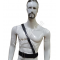 Men’s Sam Brown Leather Belt – Military & Police Uniform Belt with Shoulder Strap – Genuine Handmade Duty Belt