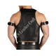 Black Leather Vest, Genuine Leather Club Vest, Men's Real Leather Bartender Vest Leather Vest Front Open Vest, Real Leather Gay Bar Vest Black Leather Vest, Genuine Leather Club Vest, Men's Real Leather Bartender Vest Leather Vest Front Open Vest, Real Leather Gay Bar Vest