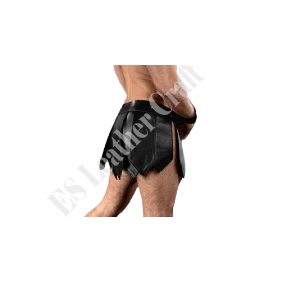 Leather Pride Kilt - Men's Black Leather Kilt - Gladiator & Roman Style Kilt - Festival & BDSM Kilt - Classic Pride Kilt Leather Pride Kilt - Men's Black Leather Kilt - Gladiator & Roman Style Kilt - Festival & BDSM Kilt - Classic Pride Kilt